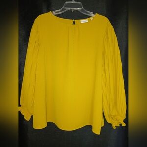 Eva Mendes for New York & Company Mustard Top